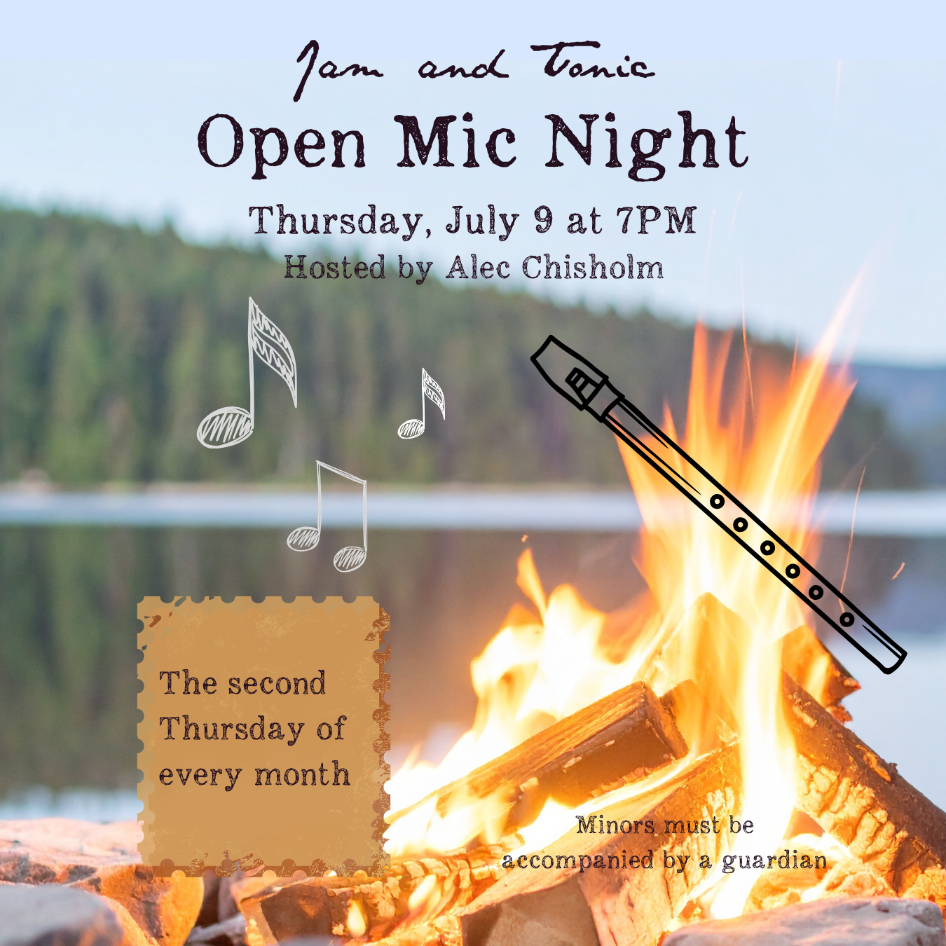 Open Mic Jul 9, Hosted by Alec Chisholm