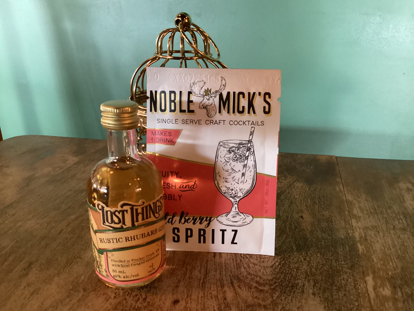 Wild berry Spritz Kit with Rustic Rhubarb