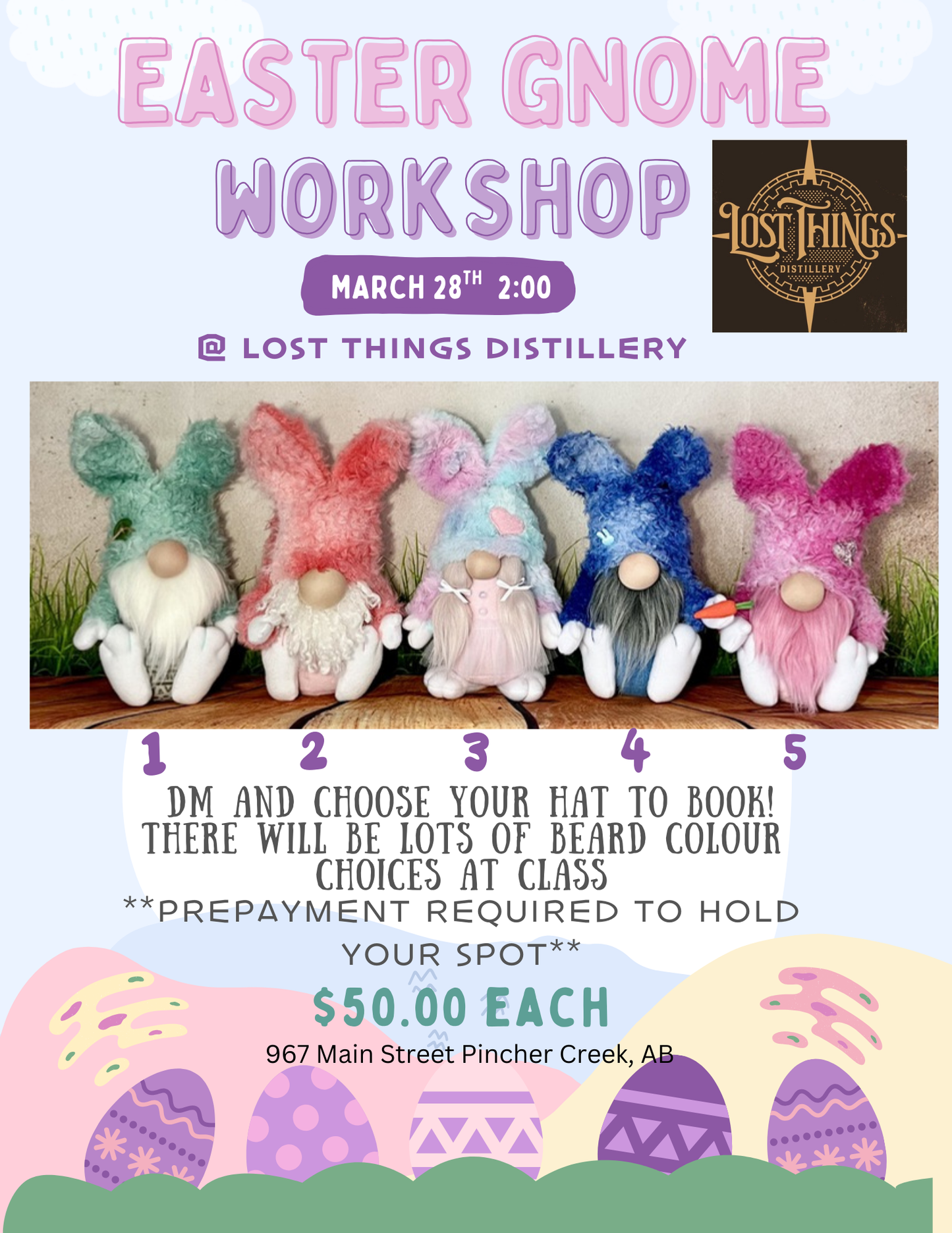 Easter Gnome Workshop, Mar 28, 2pm