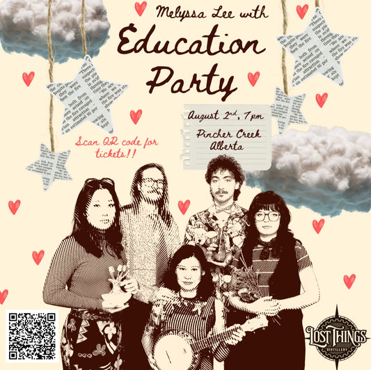 Melyssa Lee with Education Party, Live Music Aug 2, 7pm