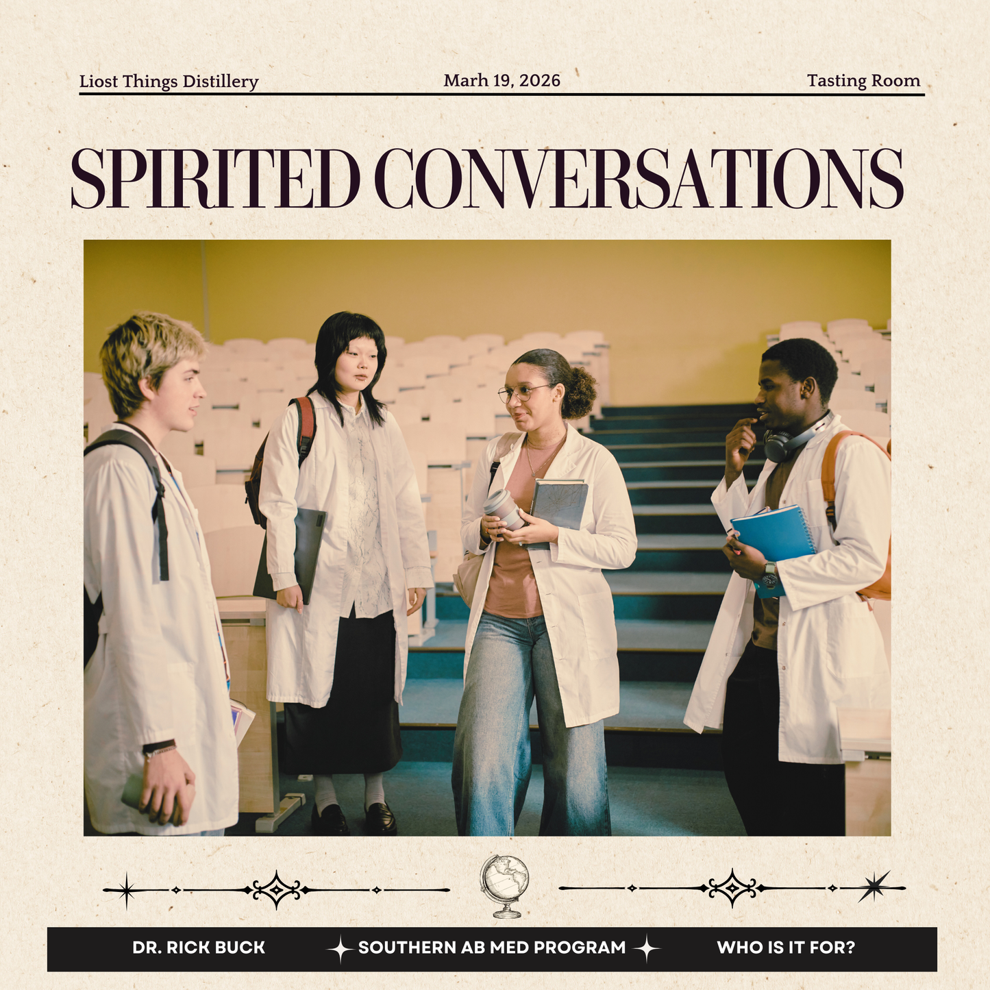 Spirited Conversations - What's new in rural medicine training? Mar 19, 7pm