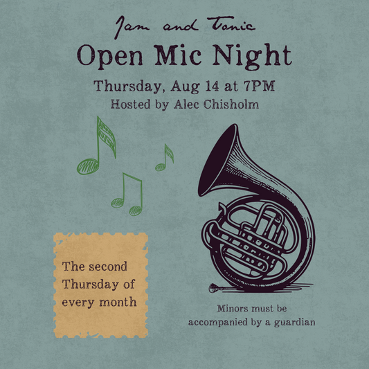 Open Mic Aug 14, Hosted by Alec Chisholm