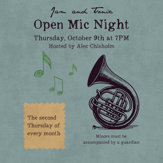Open Mic Oct 9, Hosted by Alec Chisholm