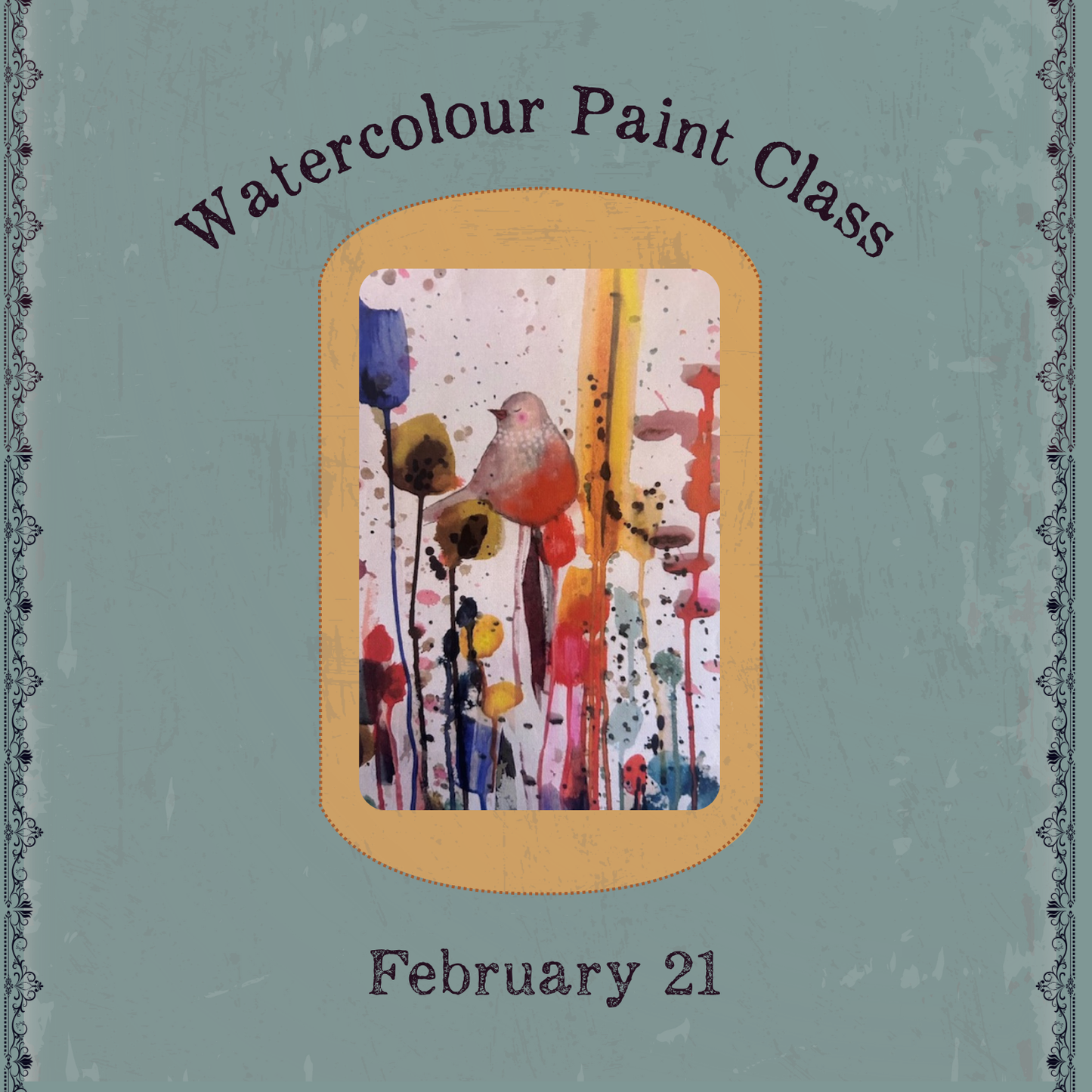 Colour On Fire Paint & Create Event, Sat Feb 21, 2pm